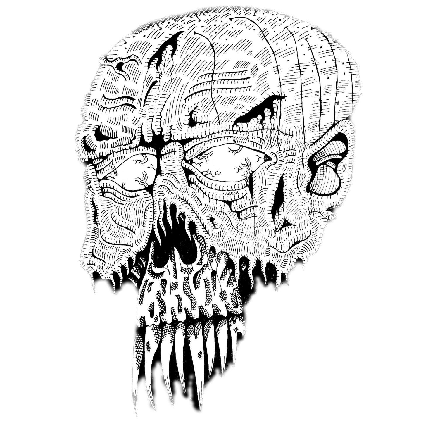 Character Reliquary skull logo